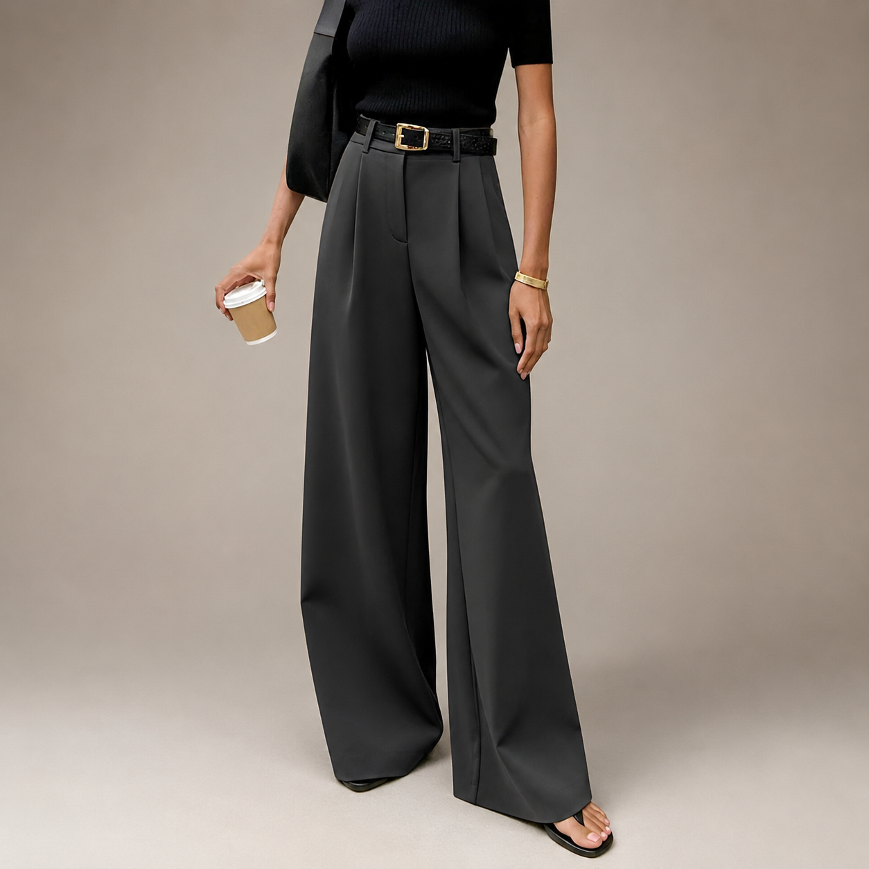 Blaine - Modische Hosen mit weitem Bein