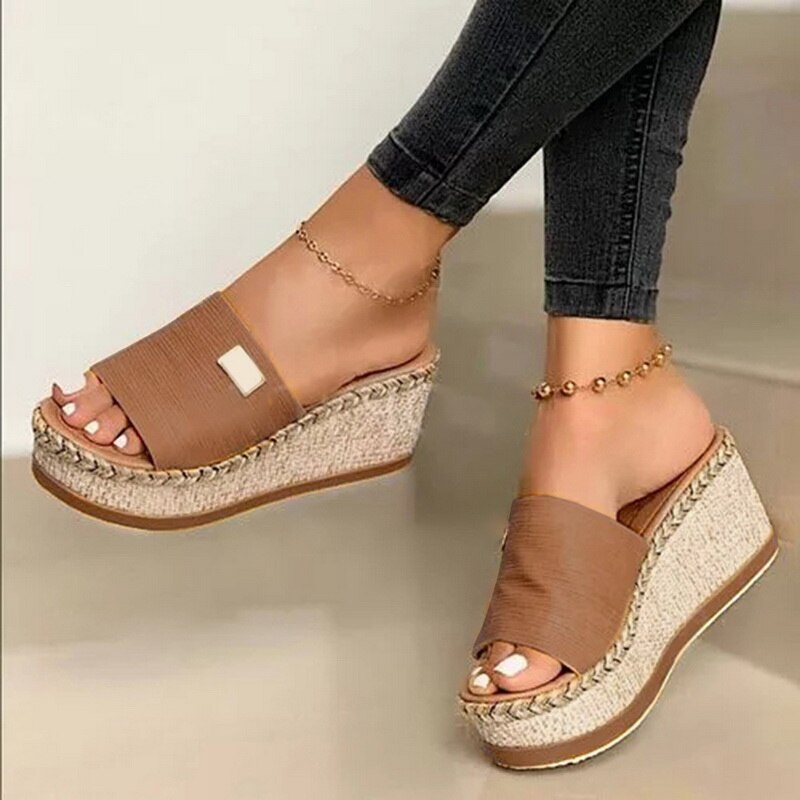 Camila - Keilsandalen mit Plateau