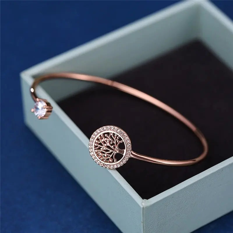 Aeriel – Einstellbares Armband mit Lebensbaum
