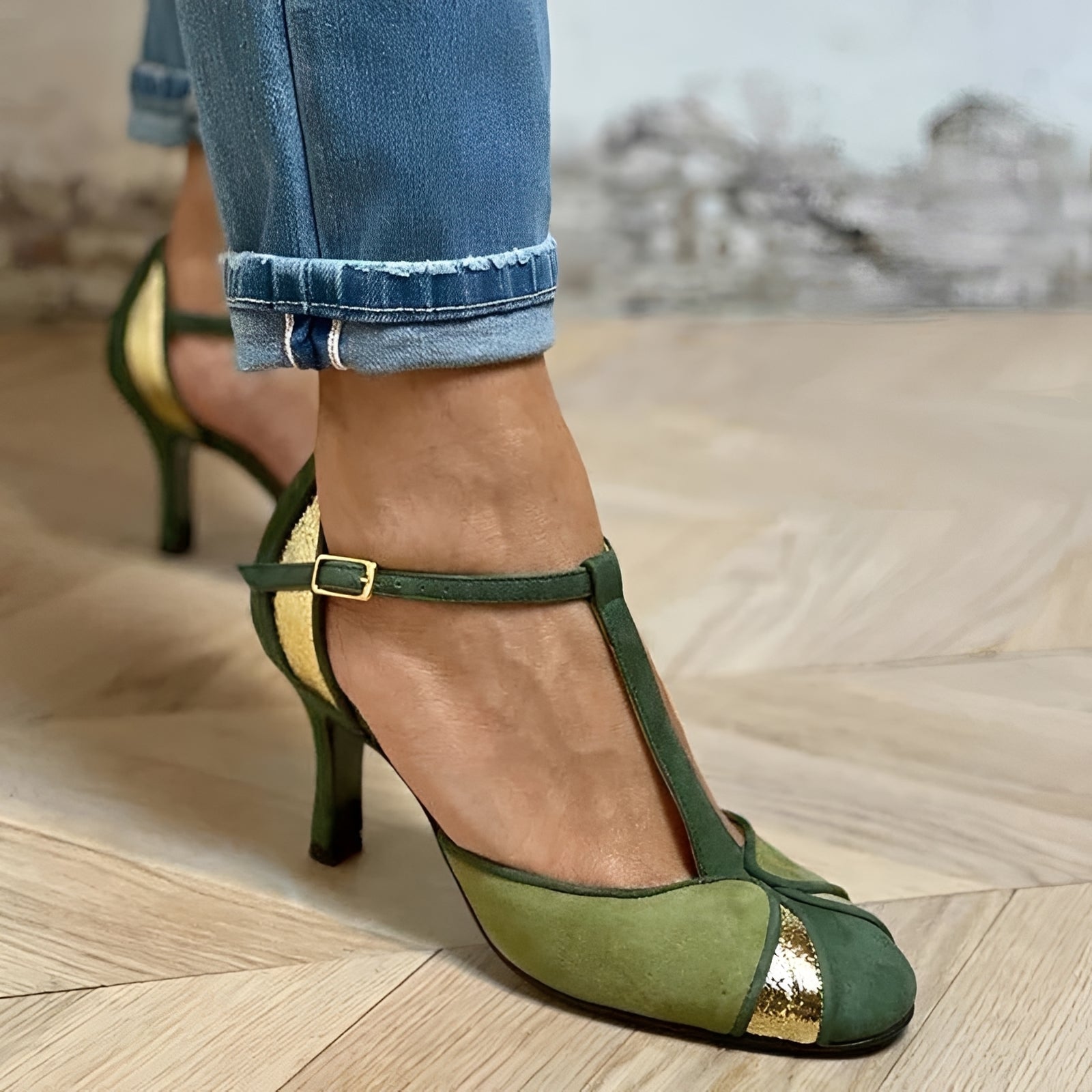 Jesse - Pumps Sandalen mit Hohem Absatz