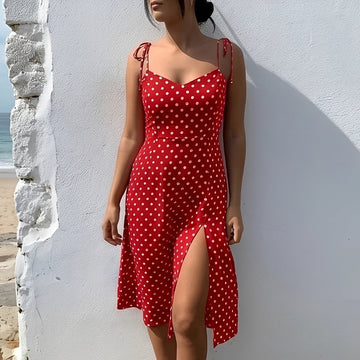 Ryley - Stilvolles Polka-Dot-Midikleid