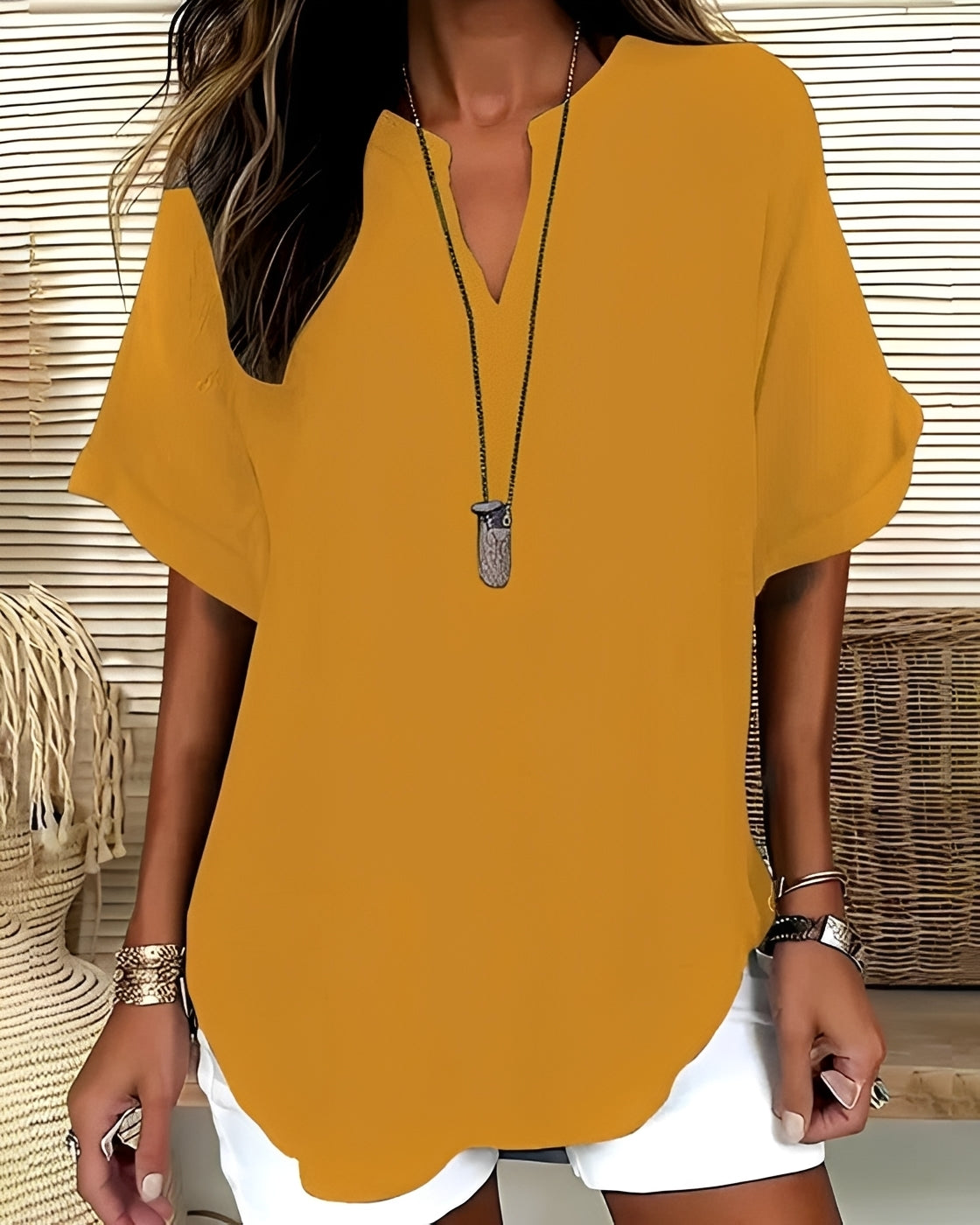 Shanice - Lässige Lockere Bluse