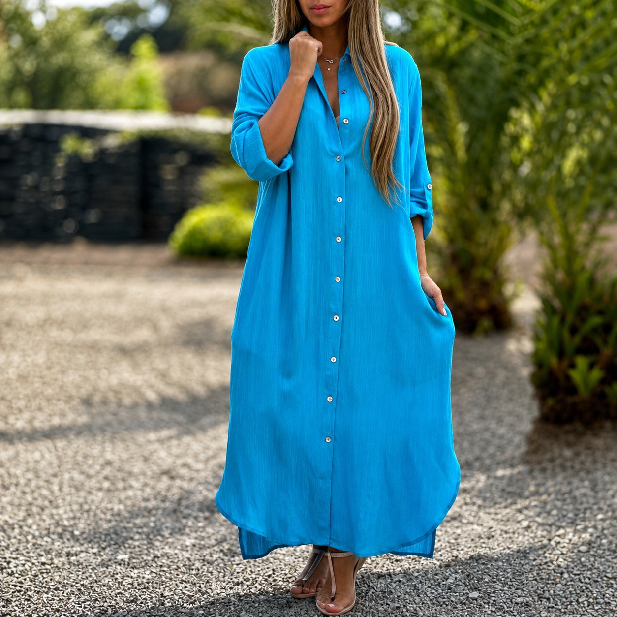 Sharon - Lässiges Weites Kleid
