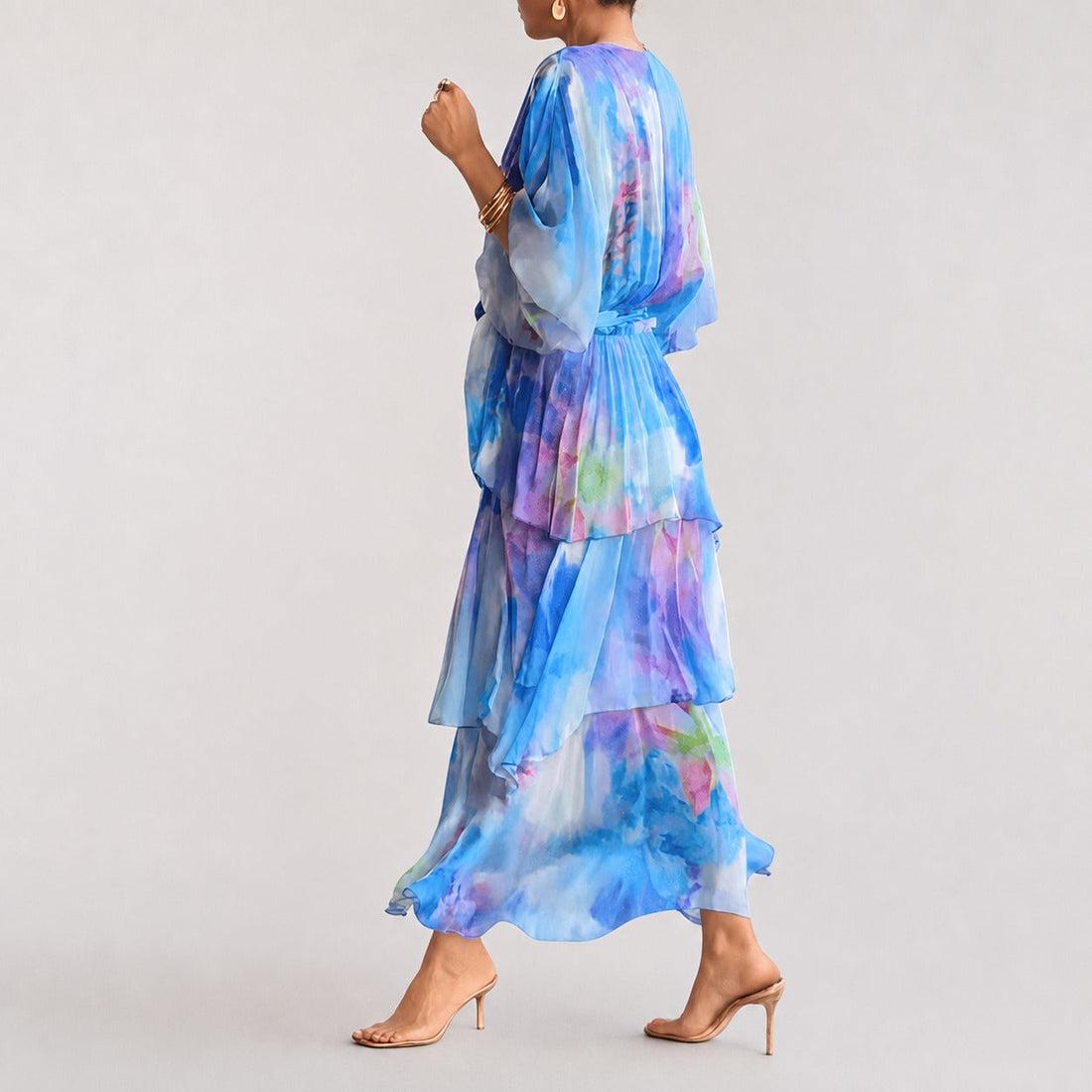 Denise - Stilvolles Geschichtetes Kleid