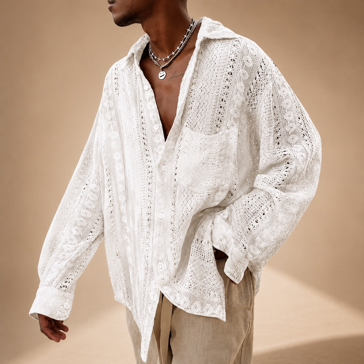 Jovan - Entspanntes Hollow-Shirt