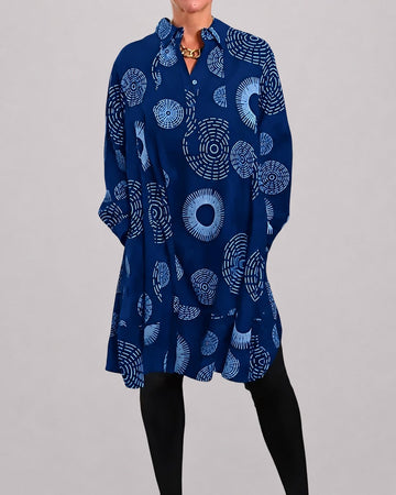 Lacie - Lockeres Kleid mit Revers