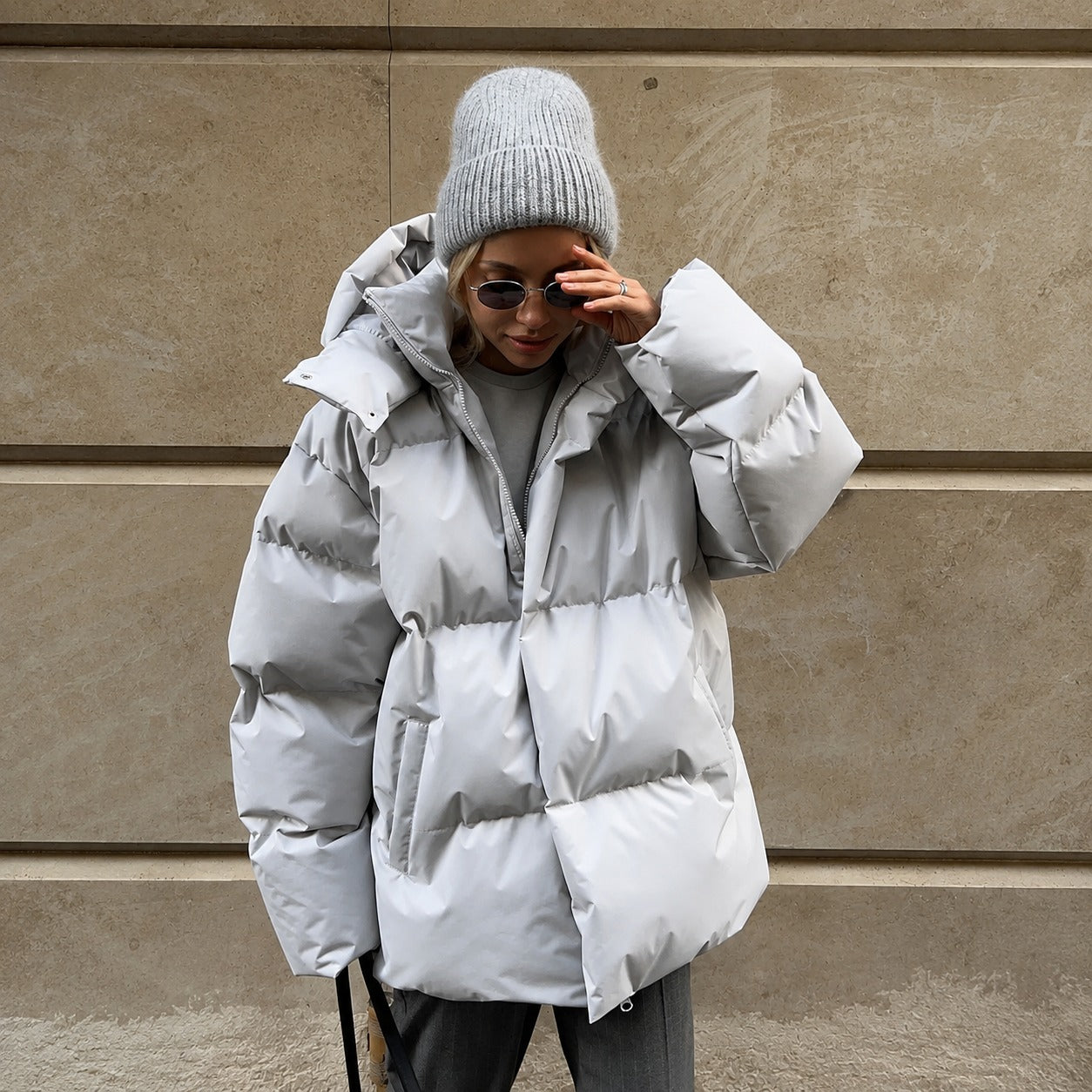 Natalia - Warme Kapuzenjacke