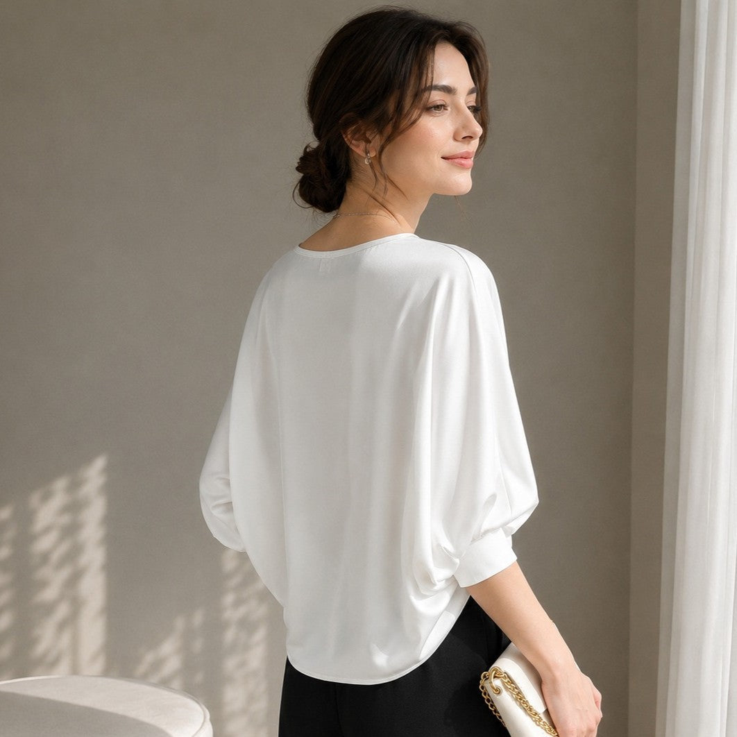 Shanice - Elegante Locker Geschnittene Bluse