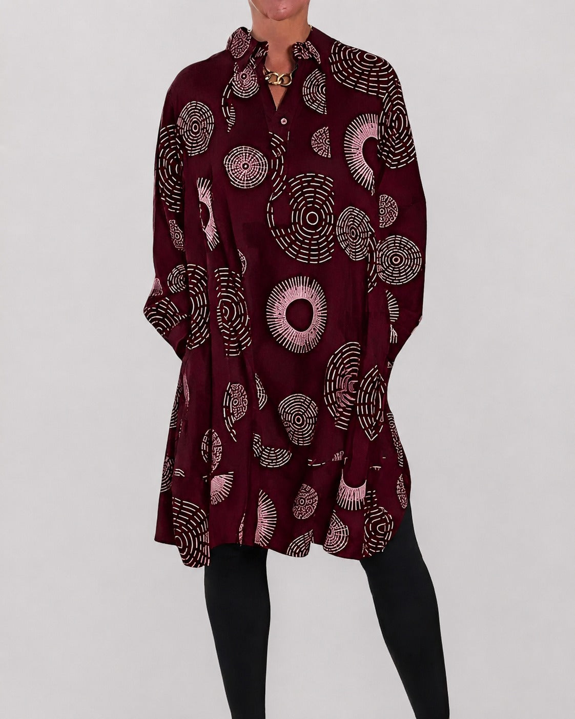 Lacie - Lockeres Kleid mit Revers