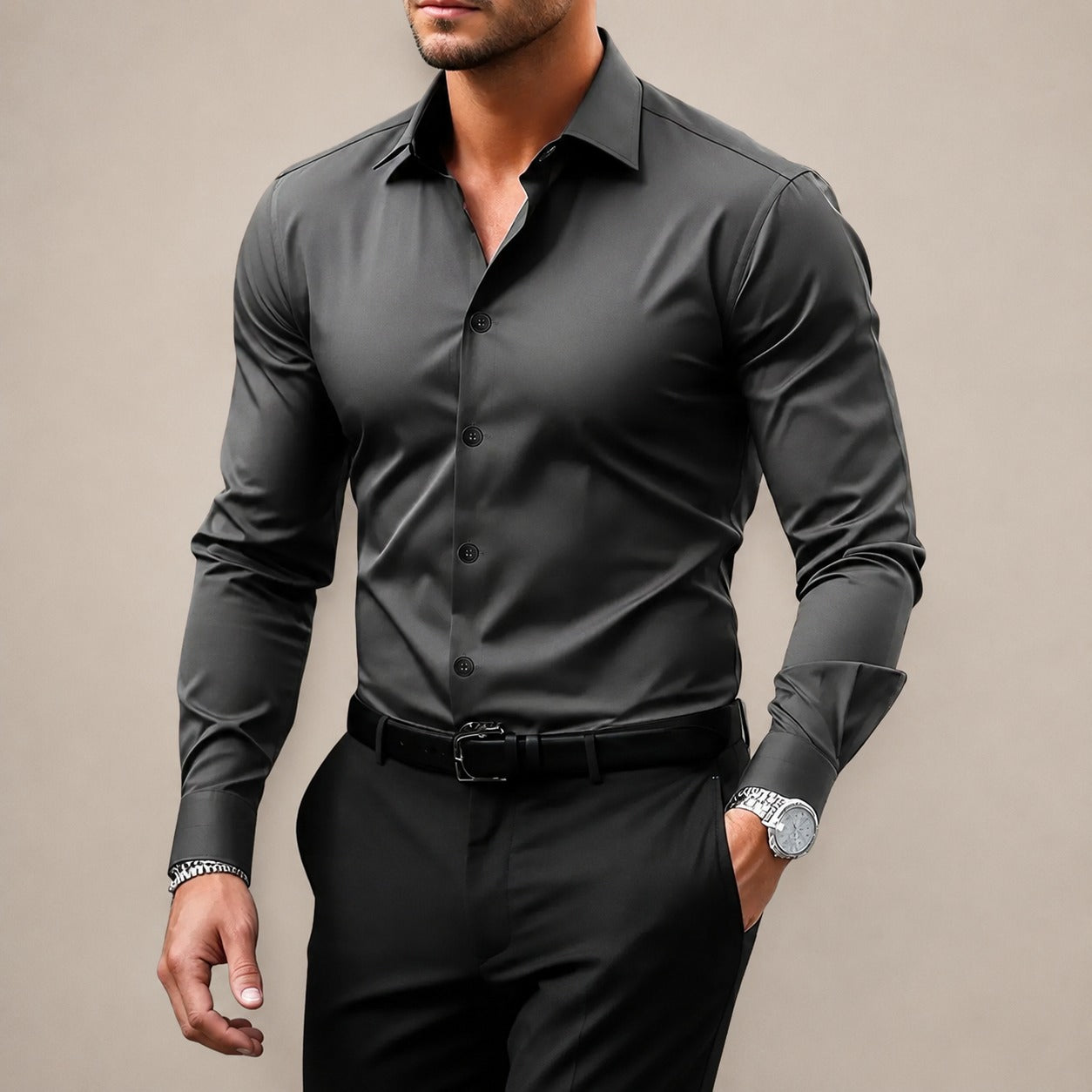 Gibbs - Formelles Slim Fit Hemd