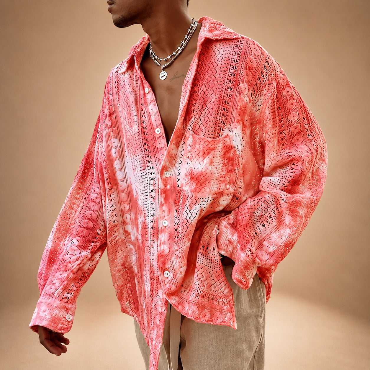 Jovan - Entspanntes Hollow-Shirt