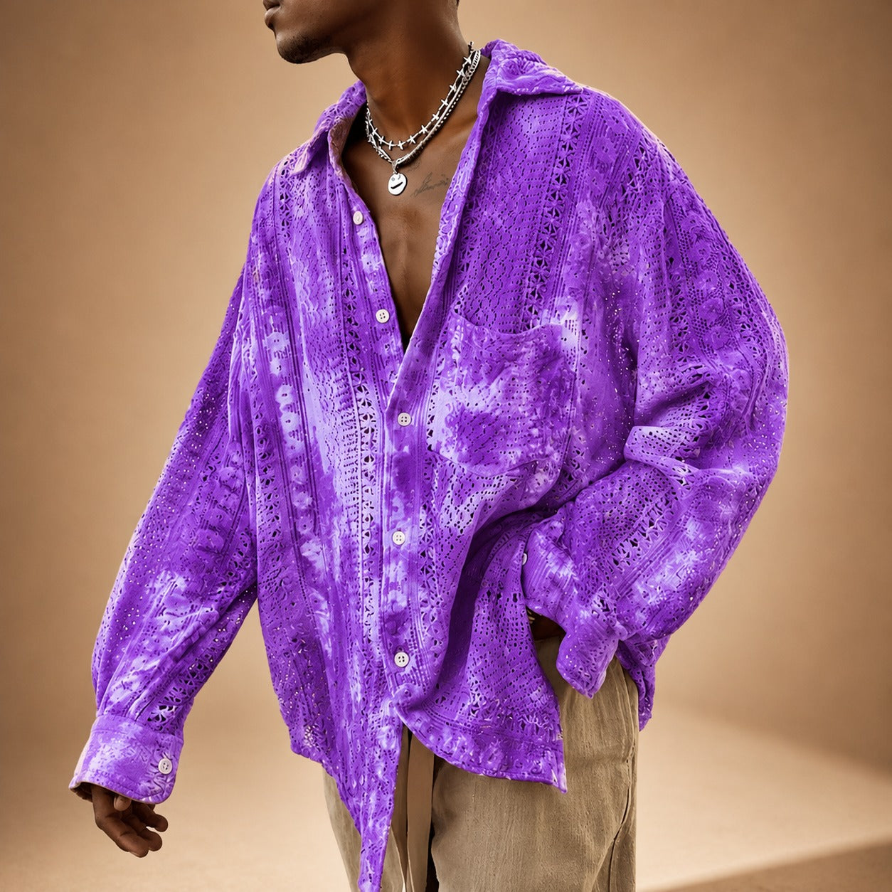 Jovan - Entspanntes Hollow-Shirt