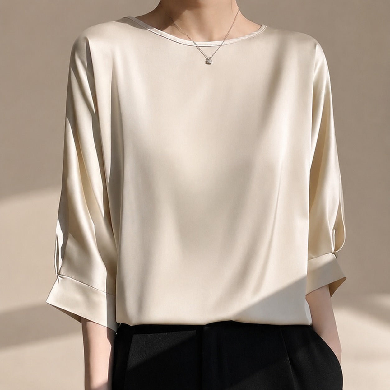 Shanice - Elegante Locker Geschnittene Bluse