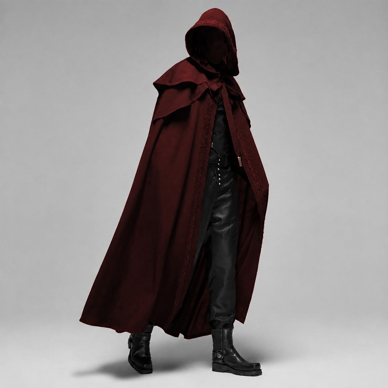 Lucien - Stilvolles Kapuzencape im Gothic-Look