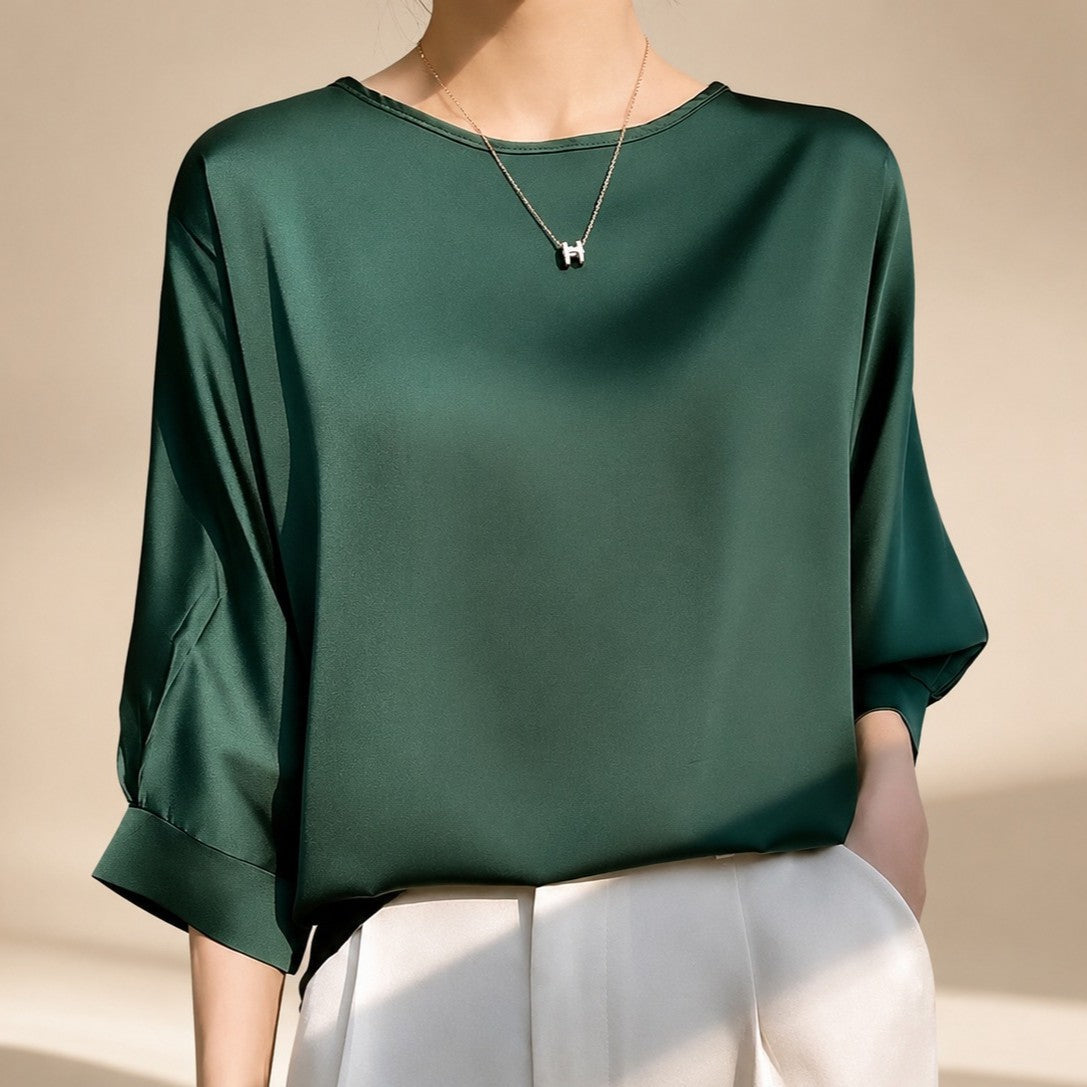 Shanice - Elegante Locker Geschnittene Bluse