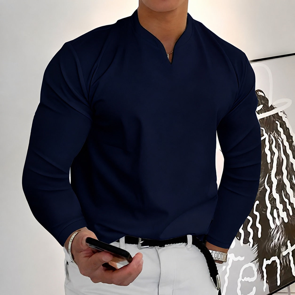 Corentin - Elegantes Männerhemd mit langen Ärmeln