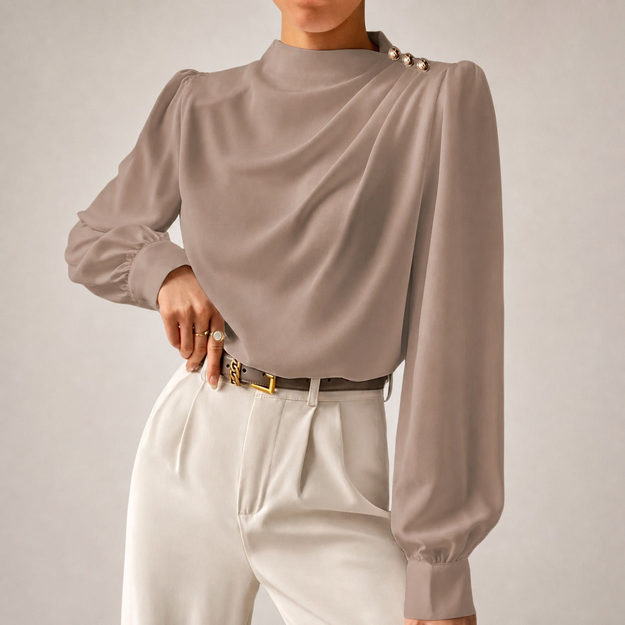 Susan - Elegante Bluse mit Lockerem Schnitt