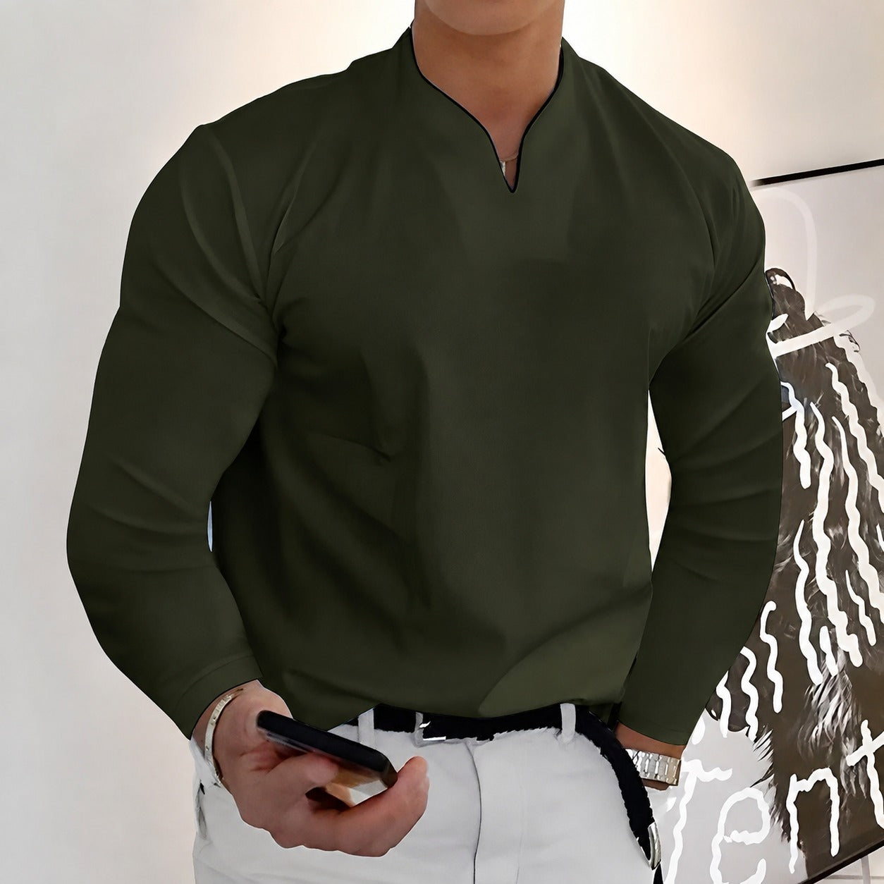 Corentin - Elegantes Männerhemd mit langen Ärmeln