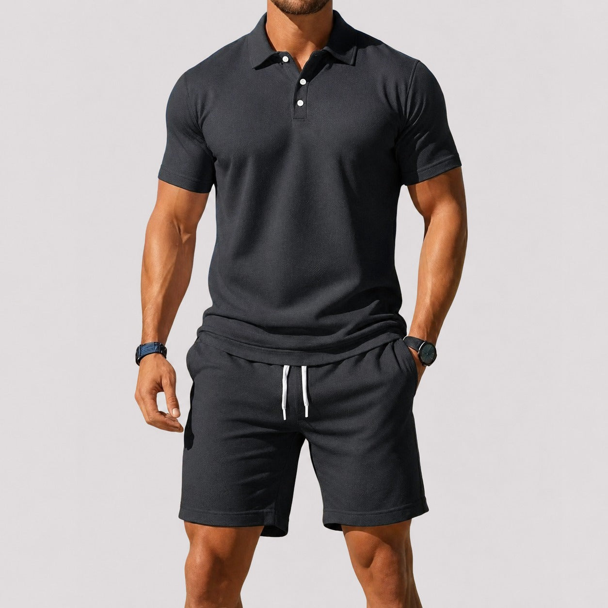 Hogan - Lässiges Polo-Lounge-Set