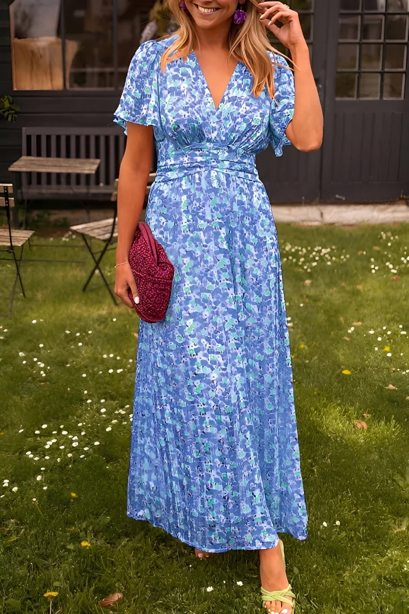 Jermaine - Fließendes Langes Maxikleid