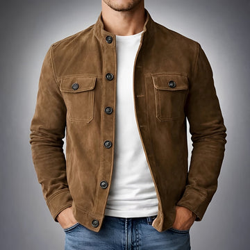 Gideon - Lässige Jacke mit Knöpfen