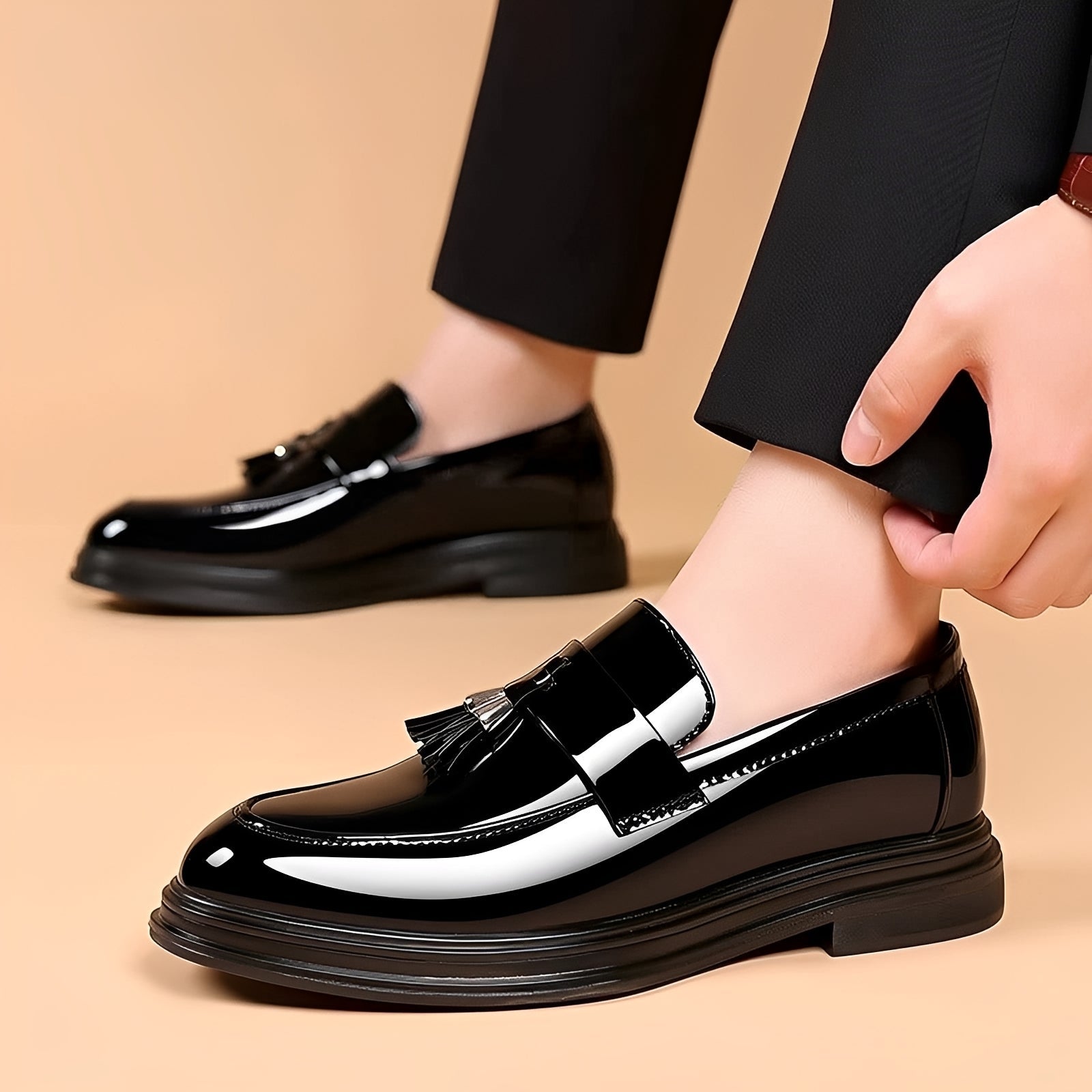 Jeevan - Formelle Schuhe mit Weichen Gummisohlen