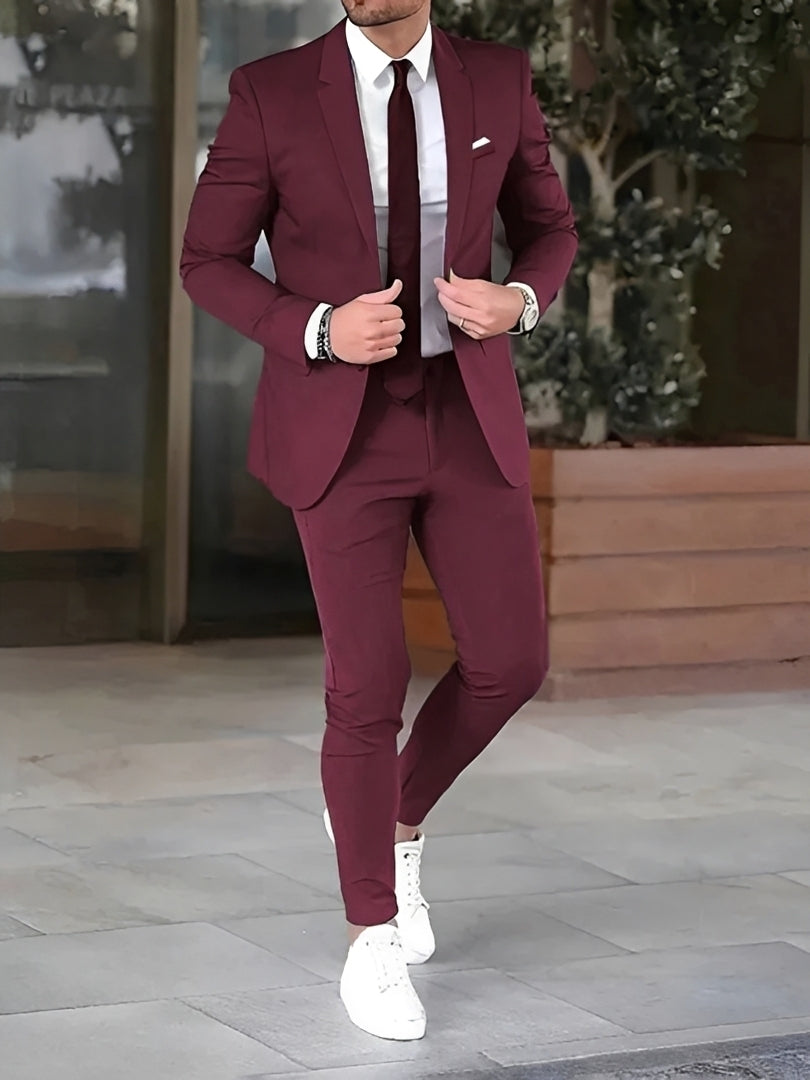 Zion - Formeller Slim Fit Anzug