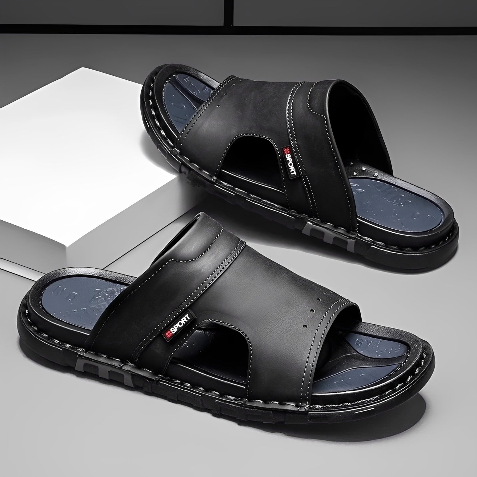 Kent - Lässige Weiche Sohlensandalen