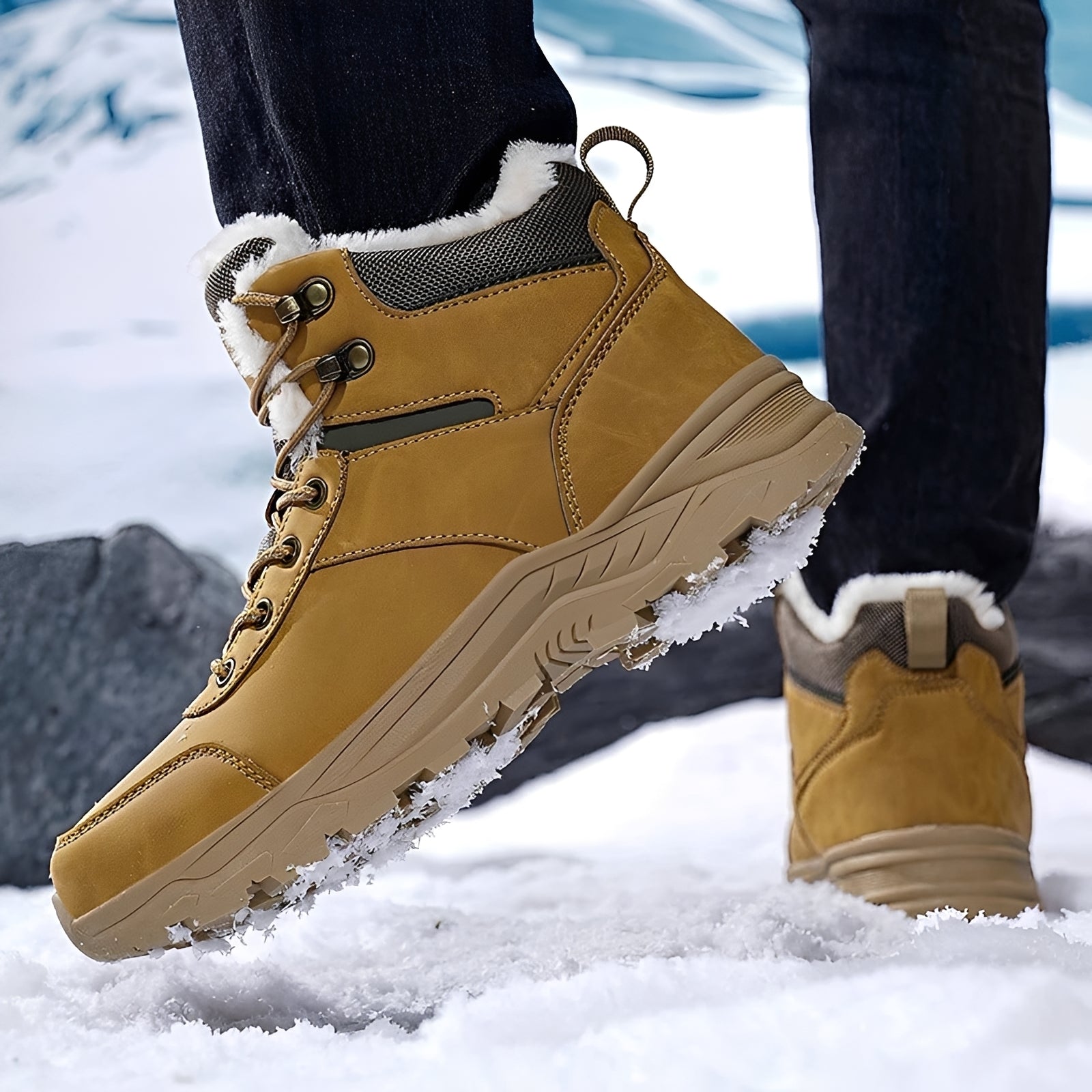Franklin - Herren-Winterstiefel für draußen, wohlig warm