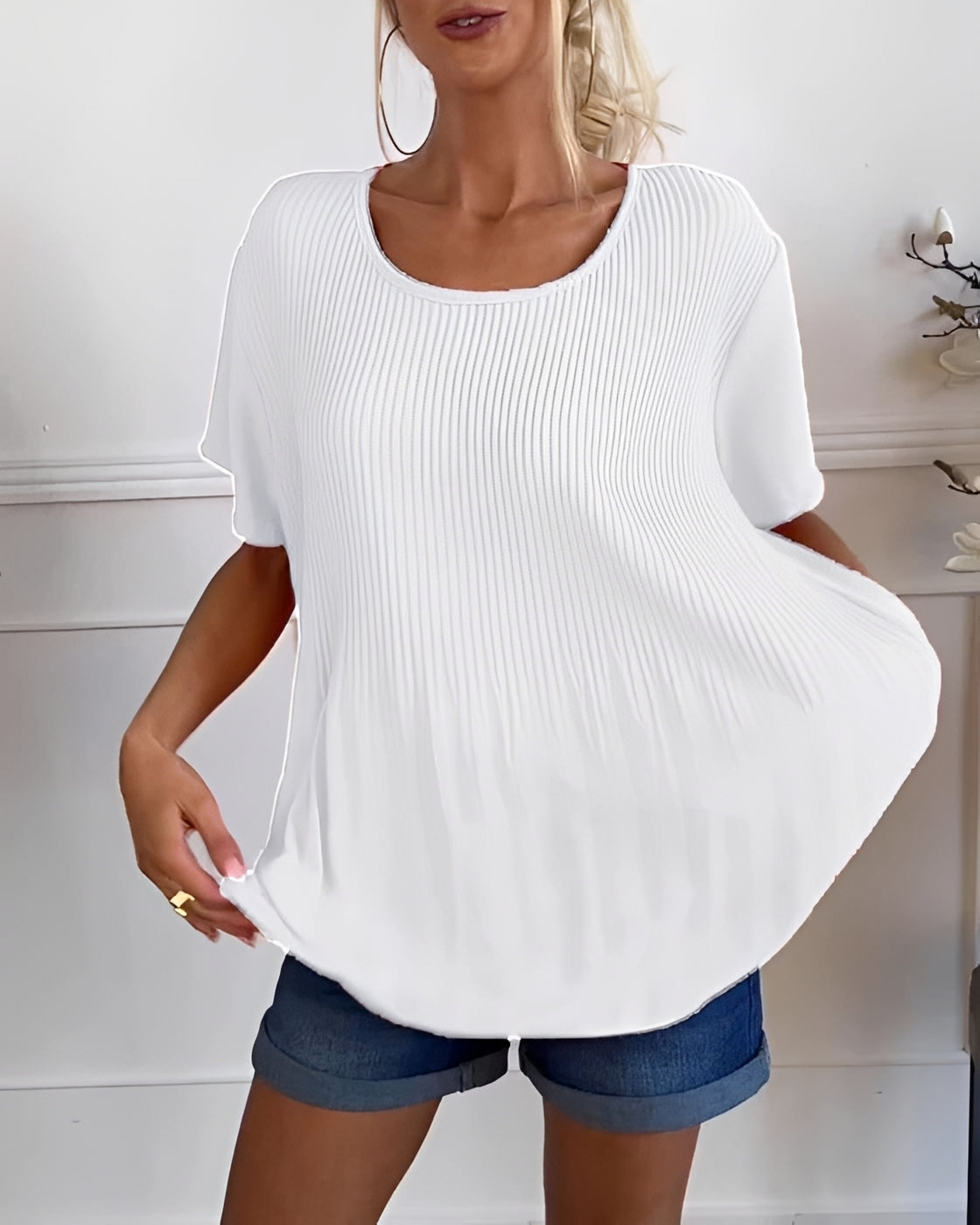 Faye - Lässige Plissee-Bluse
