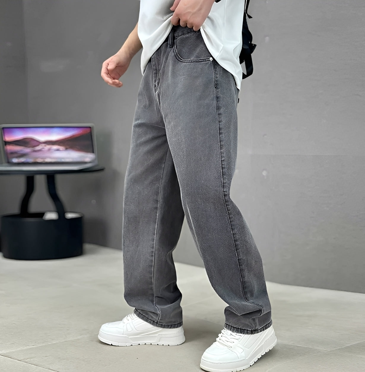 Garza - Lässige Gerade Jeans