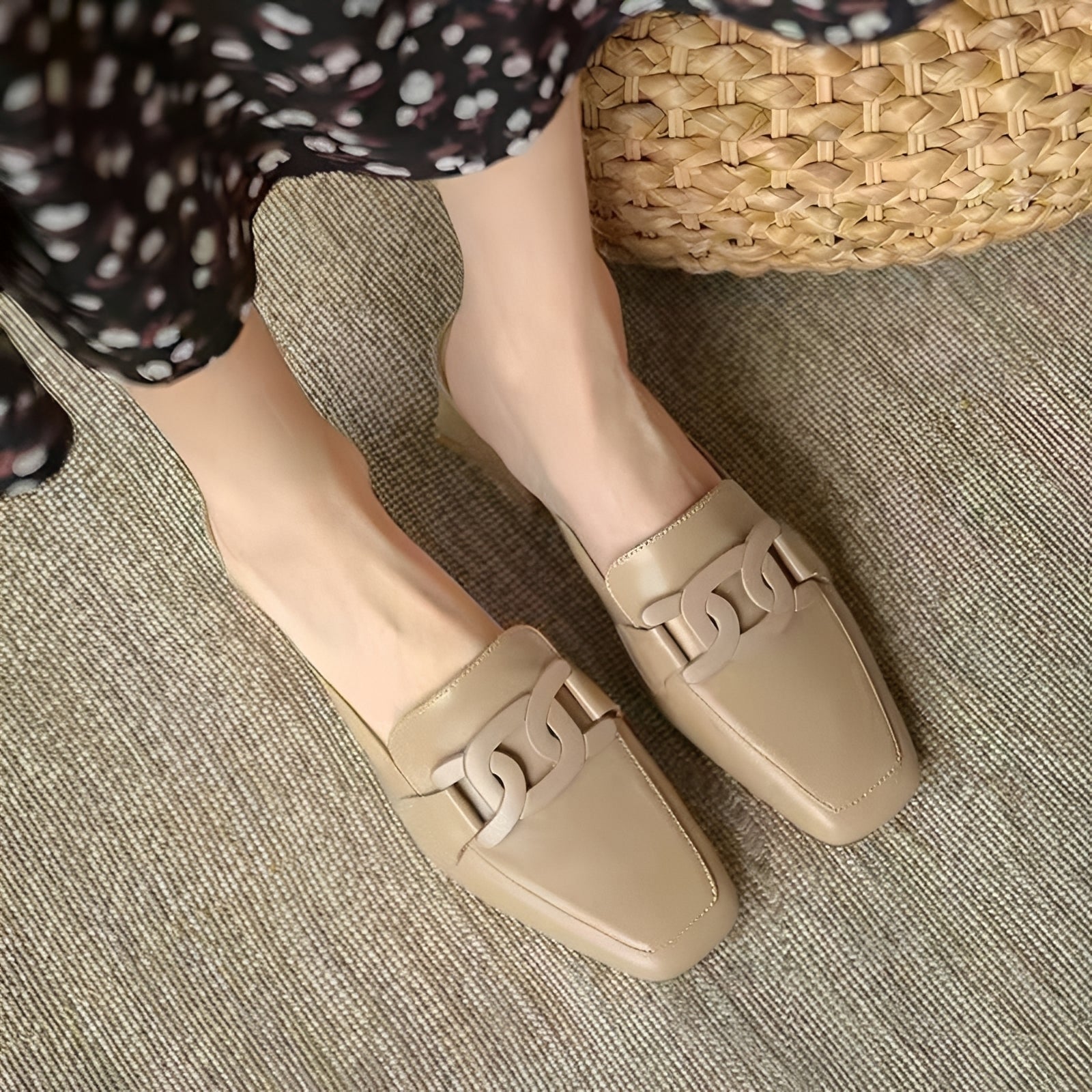 Maisha - Elegante Mokassins Absatzschuhe
