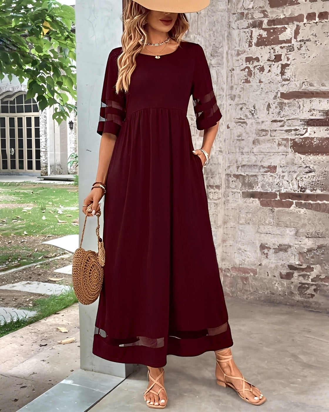 Evie - Stilvolles Lockeres Kleid