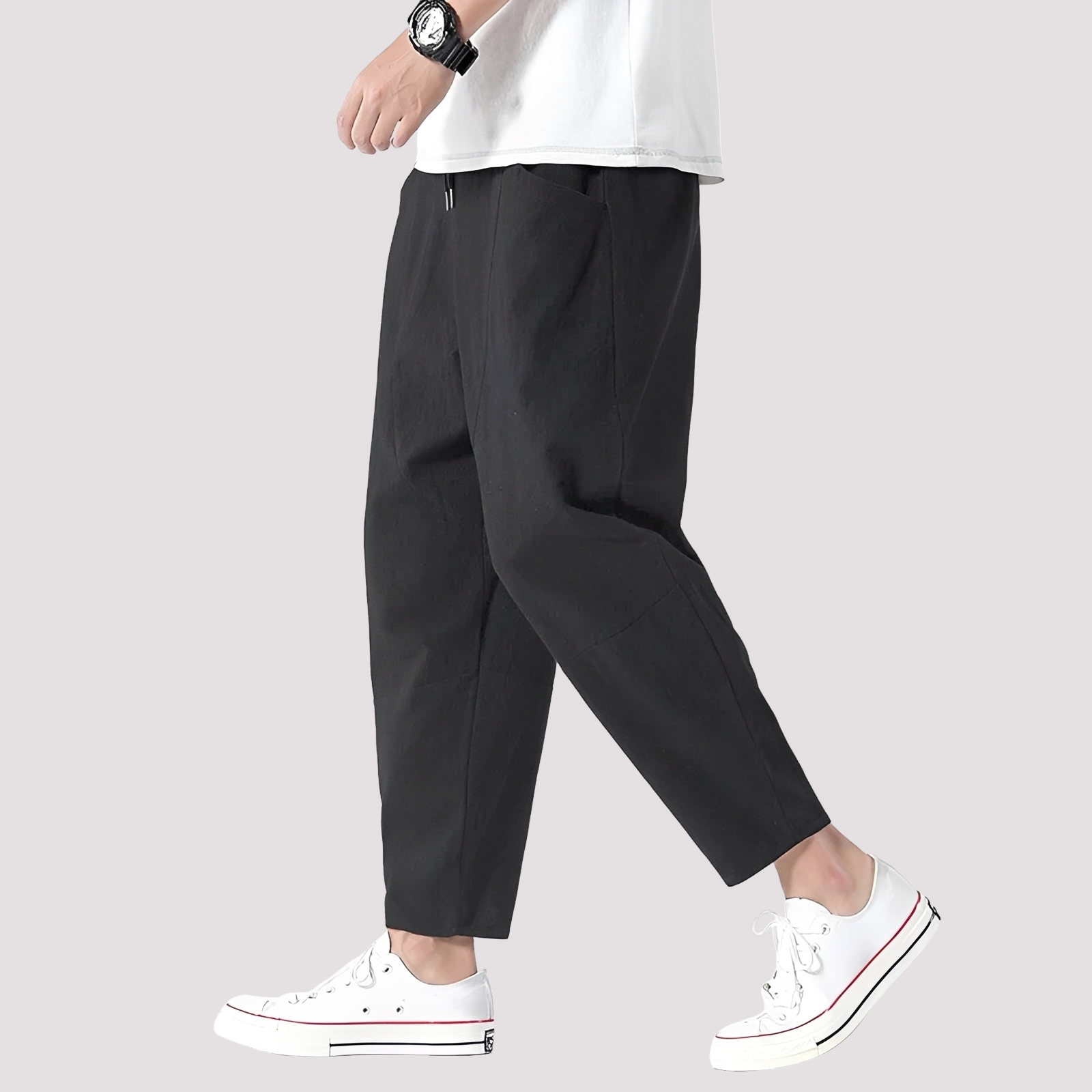 Hodges - Stilvolle Lockere Cropped-Hose
