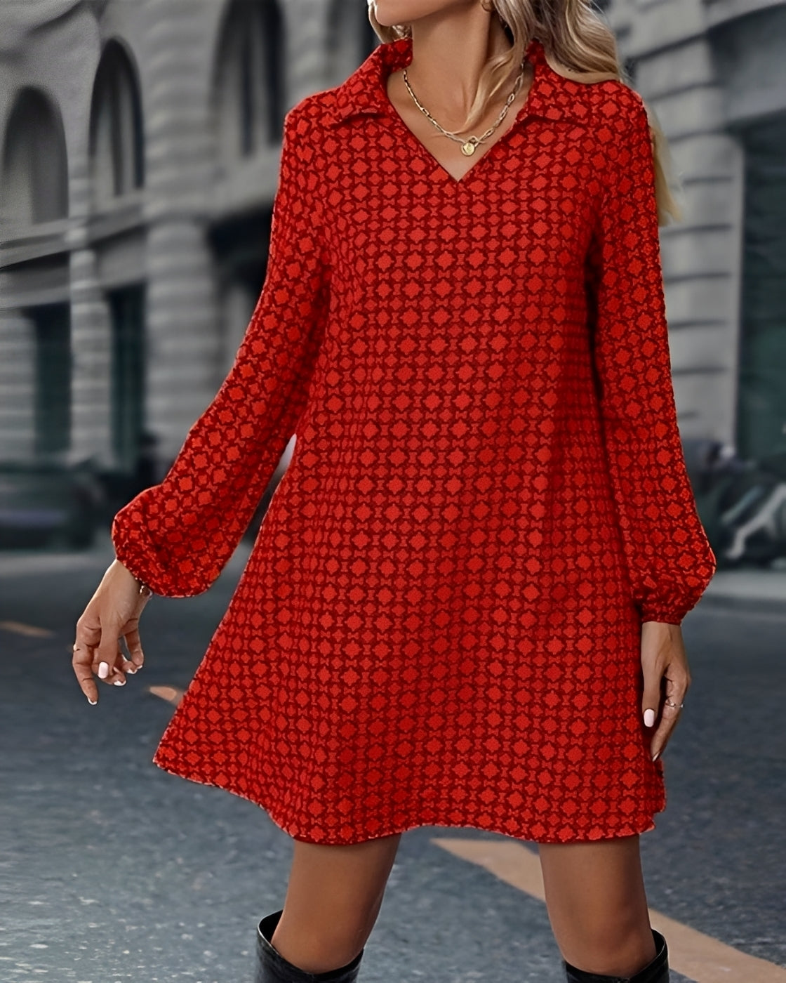 Bertie - Weites Langärmliges Kleid