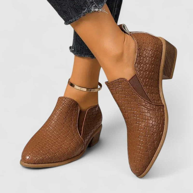 Ellie - Spitz zulaufende Chunky Loafers