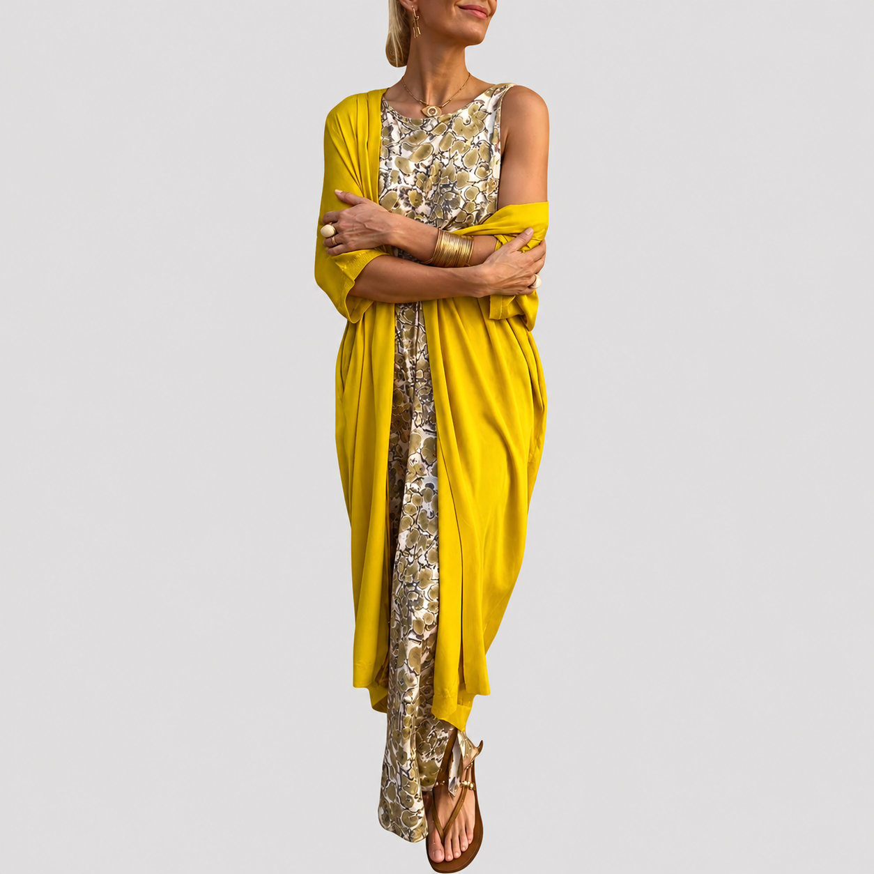 Hanna - Lässiges Zweiteiliges Kleid Set
