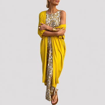 Hanna - Lässiges Zweiteiliges Kleid Set