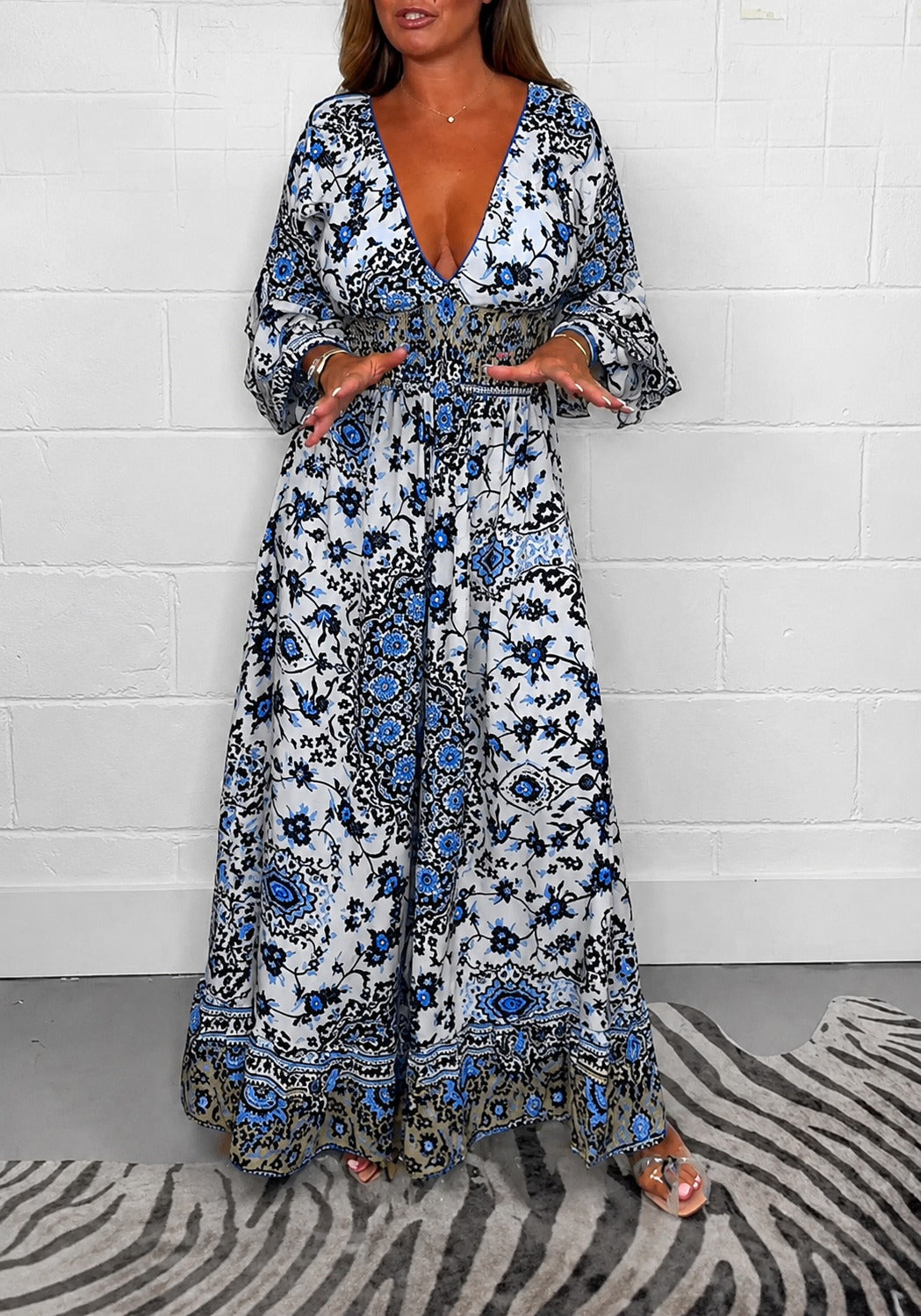 Rosanna - Lockerer Bedruckter Jumpsuit