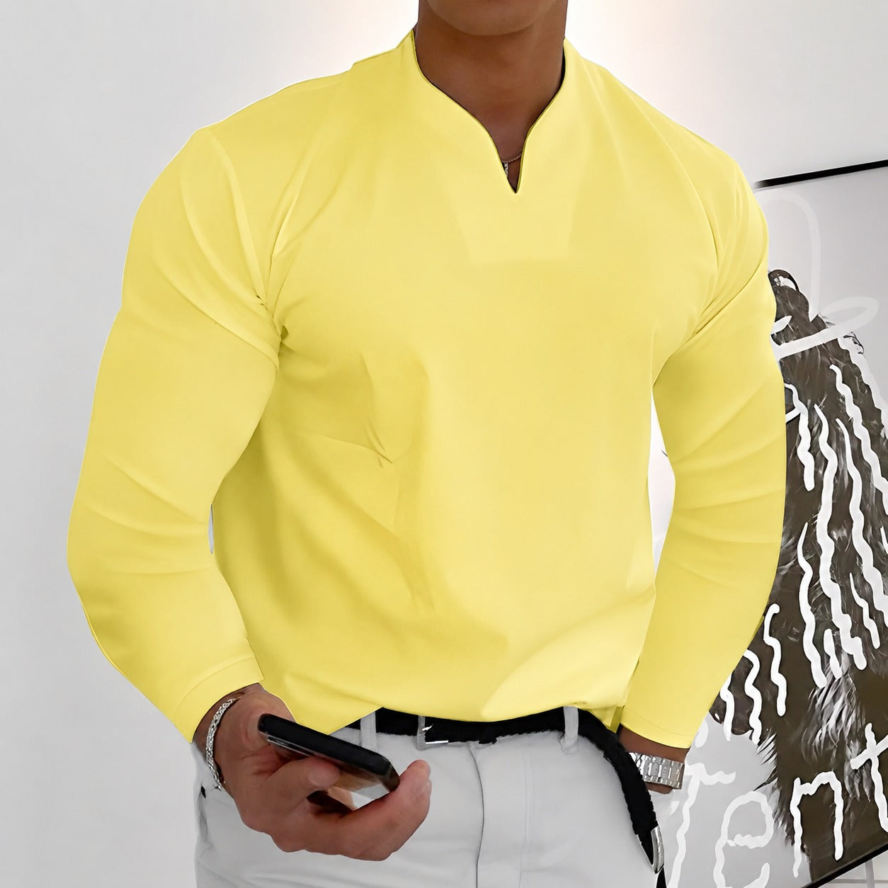 Corentin - Elegantes Männerhemd mit langen Ärmeln