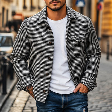 Andrew - Retro Einreihiges Hemdjacke