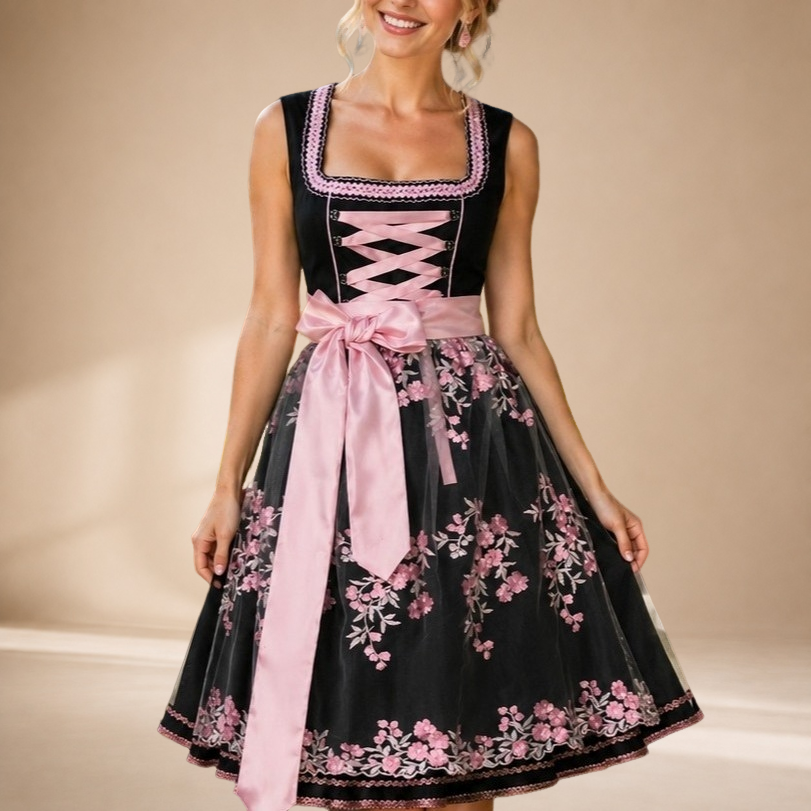 Rayaan - Stilvolles ärmelloses Oktoberfest-Dirndlkleid