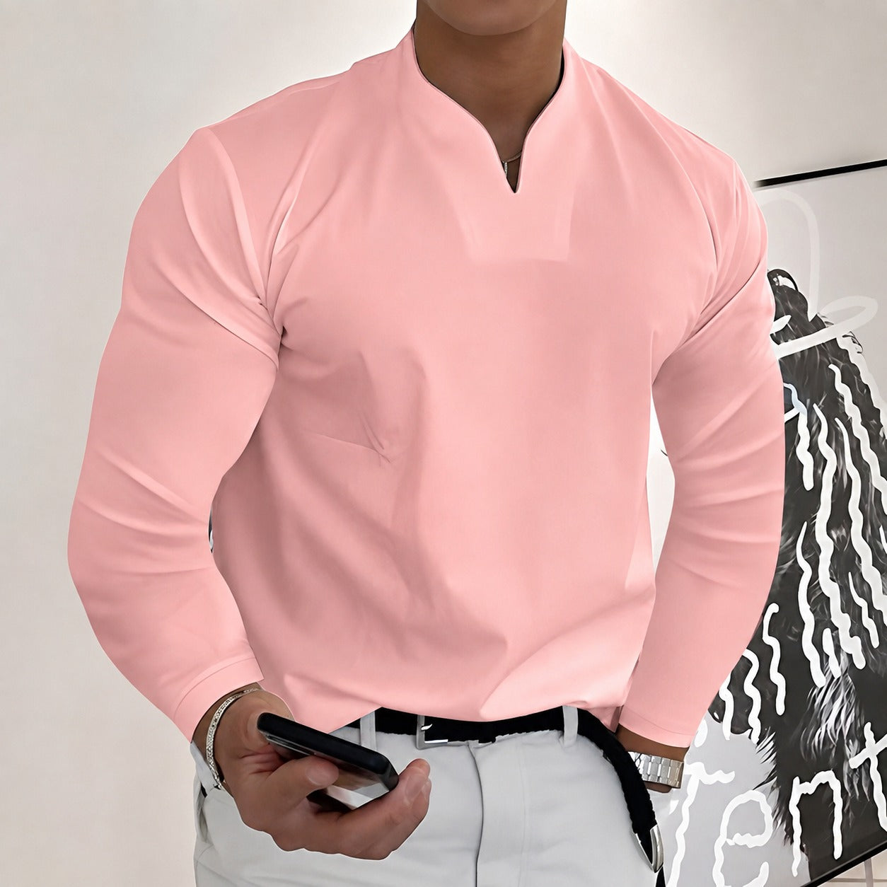 Corentin - Elegantes Männerhemd mit langen Ärmeln
