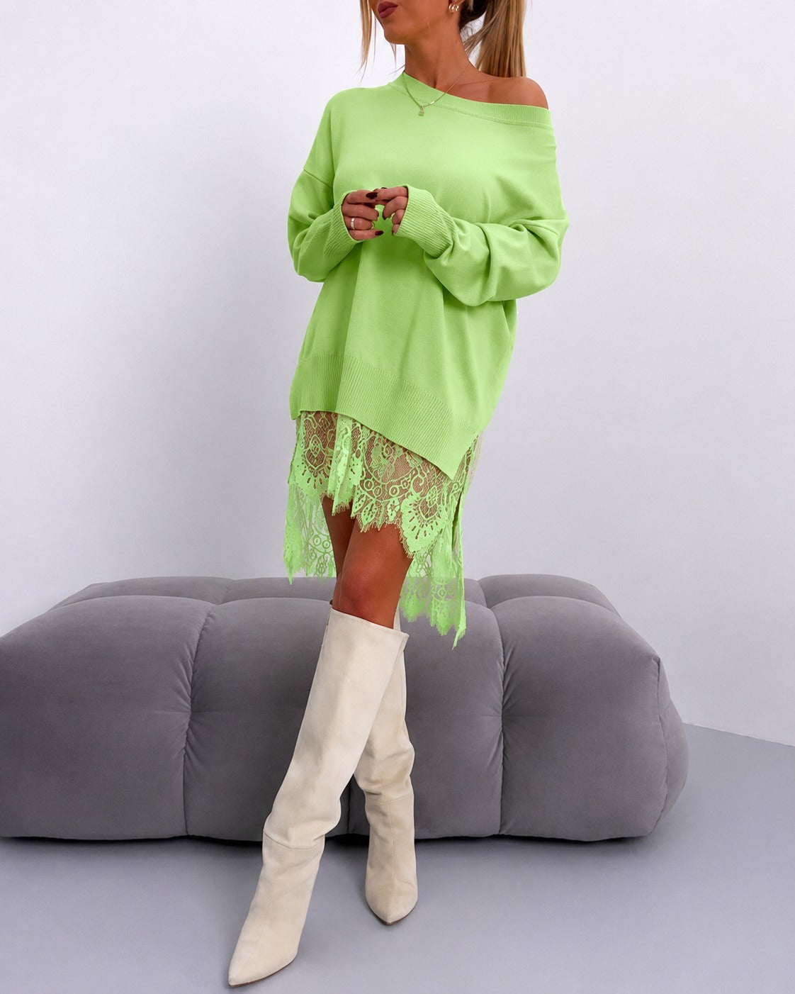 Eleanor - Elegantes Schulterfreies Kleid