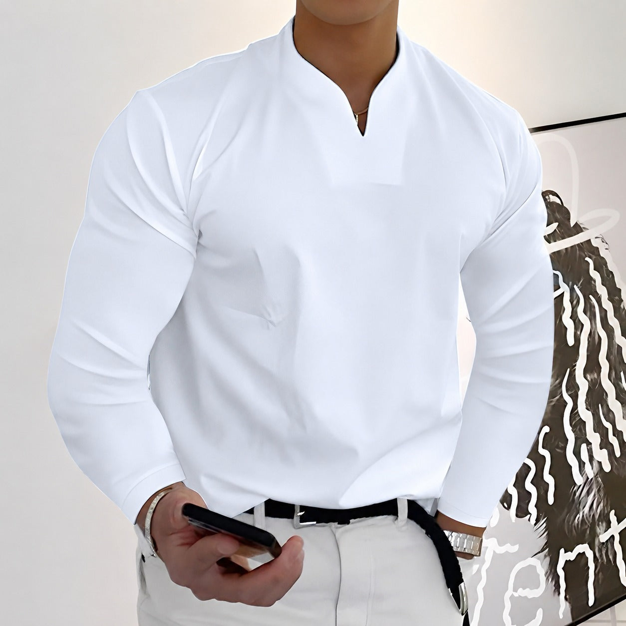 Corentin - Elegantes Männerhemd mit langen Ärmeln