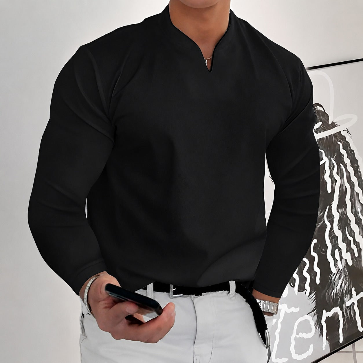 Corentin - Elegantes Männerhemd mit langen Ärmeln