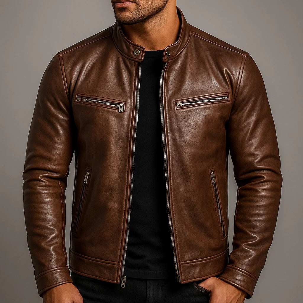 Harris - Klassische Bikerjacke