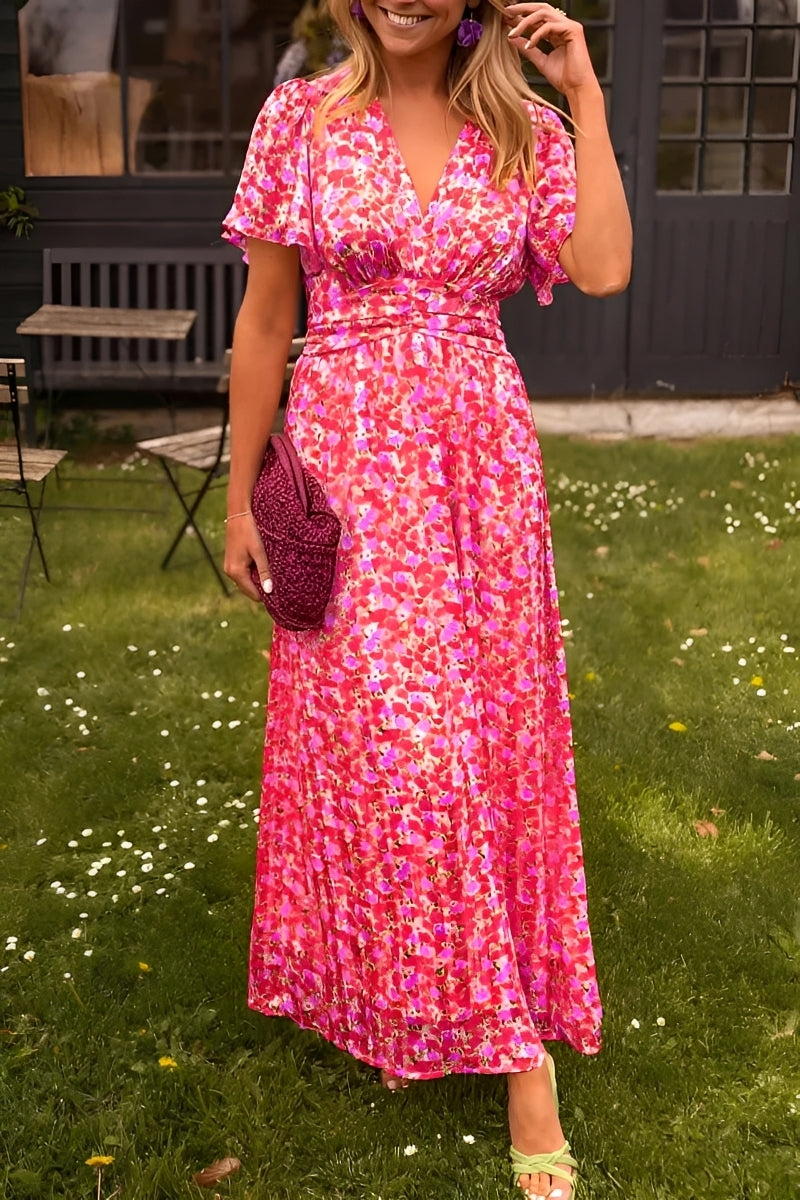 Jermaine - Fließendes Langes Maxikleid