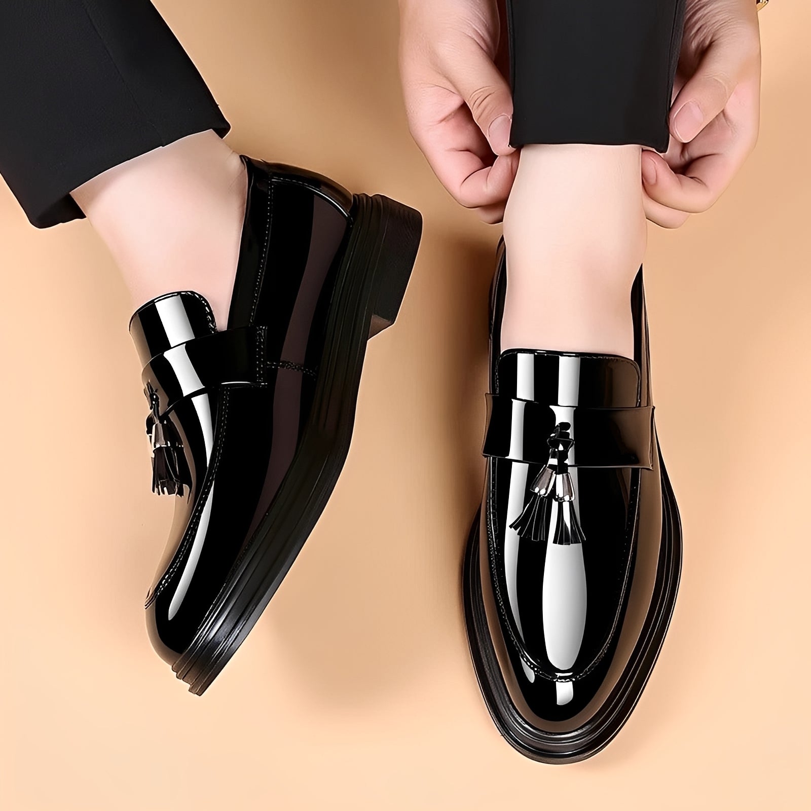 Jeevan - Formelle Schuhe mit Weichen Gummisohlen