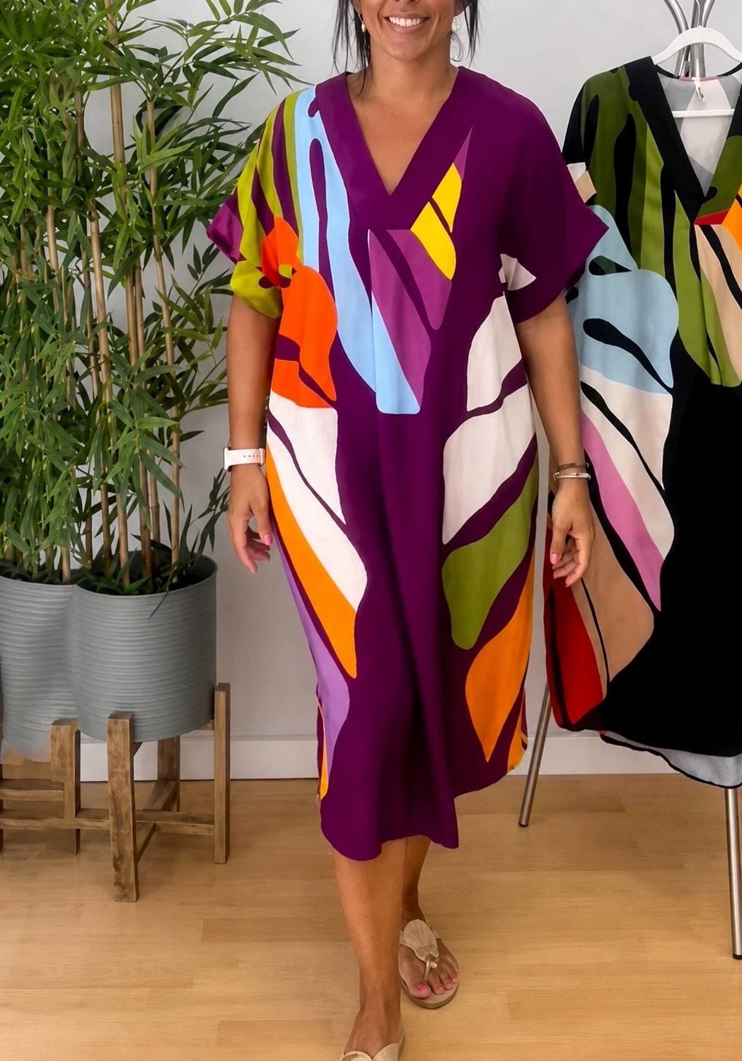 Mabel - Stilvolles Bedrucktes Kleid